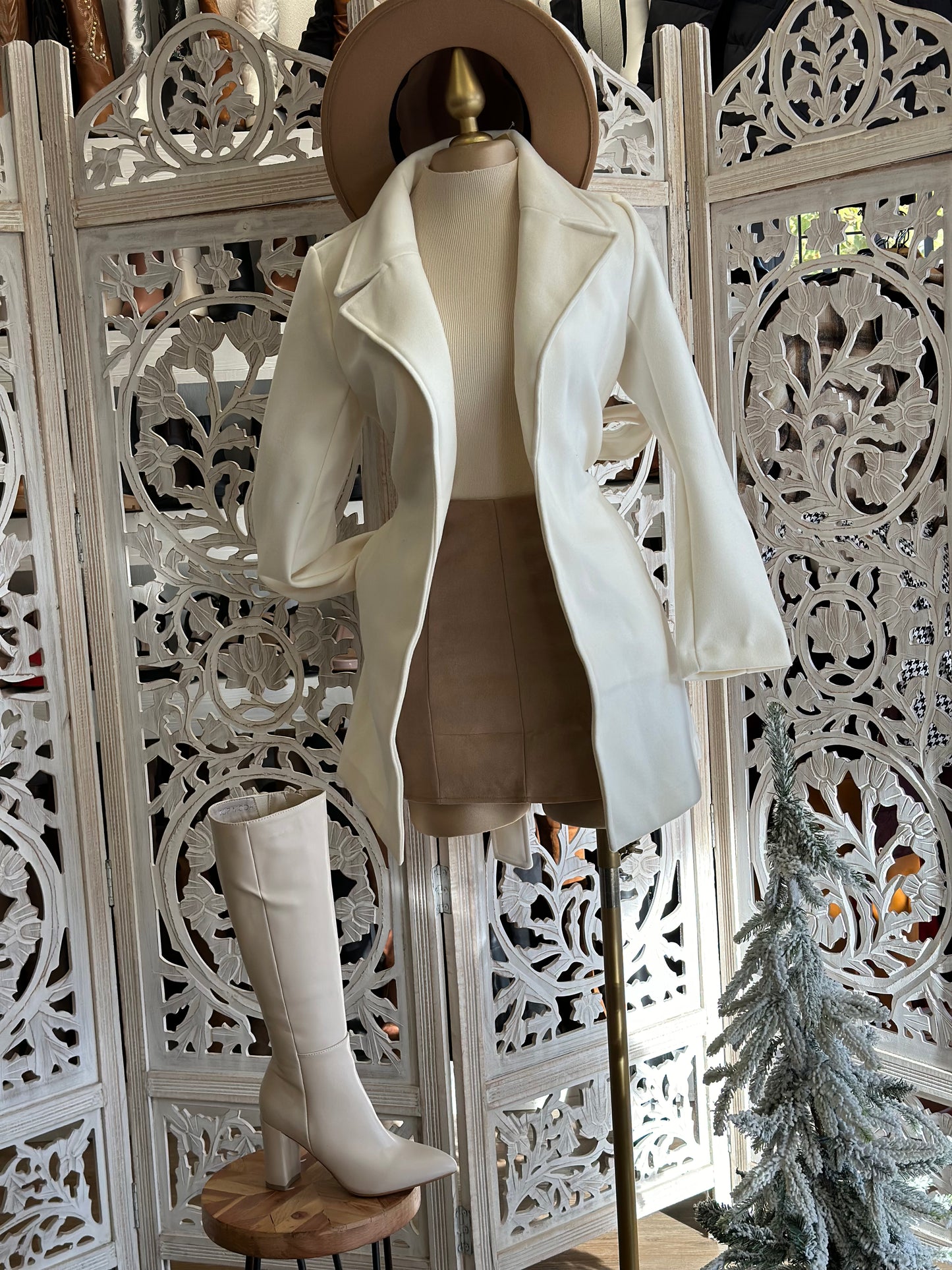 White Coat with Pockets