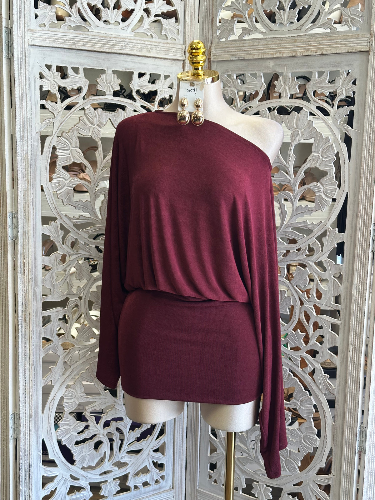 Cassian Popover Mini Dress- Estira, Stretchy