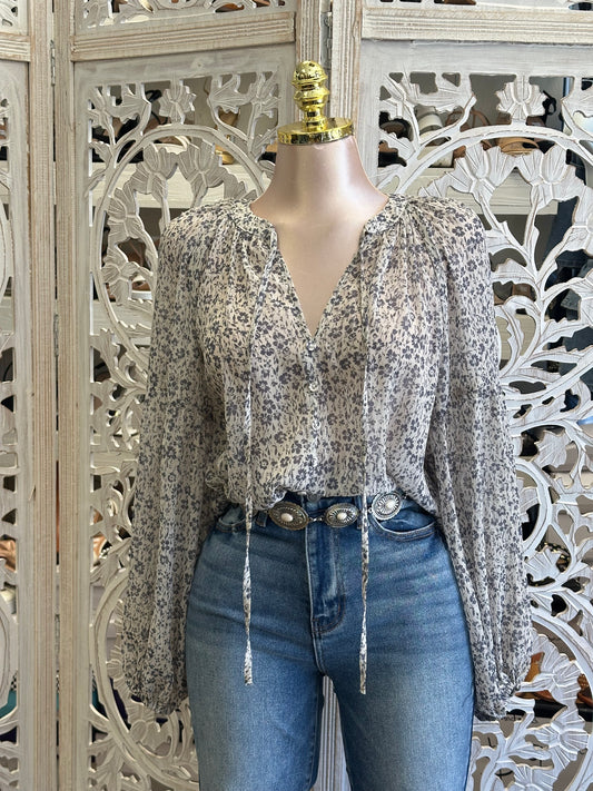 Ditsy Floral Blouse
