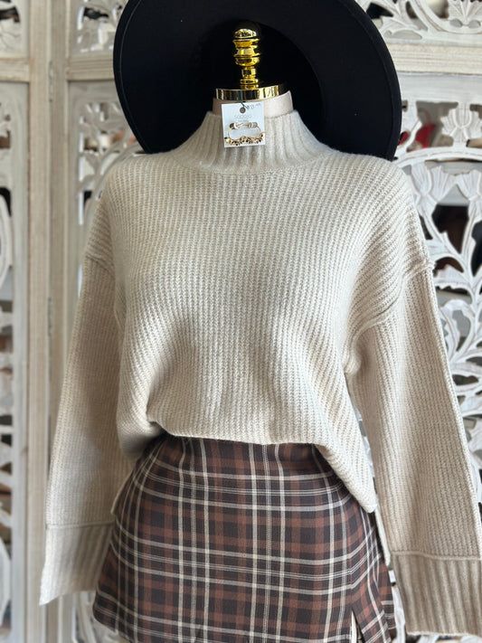 Knitted Ivory Sweater