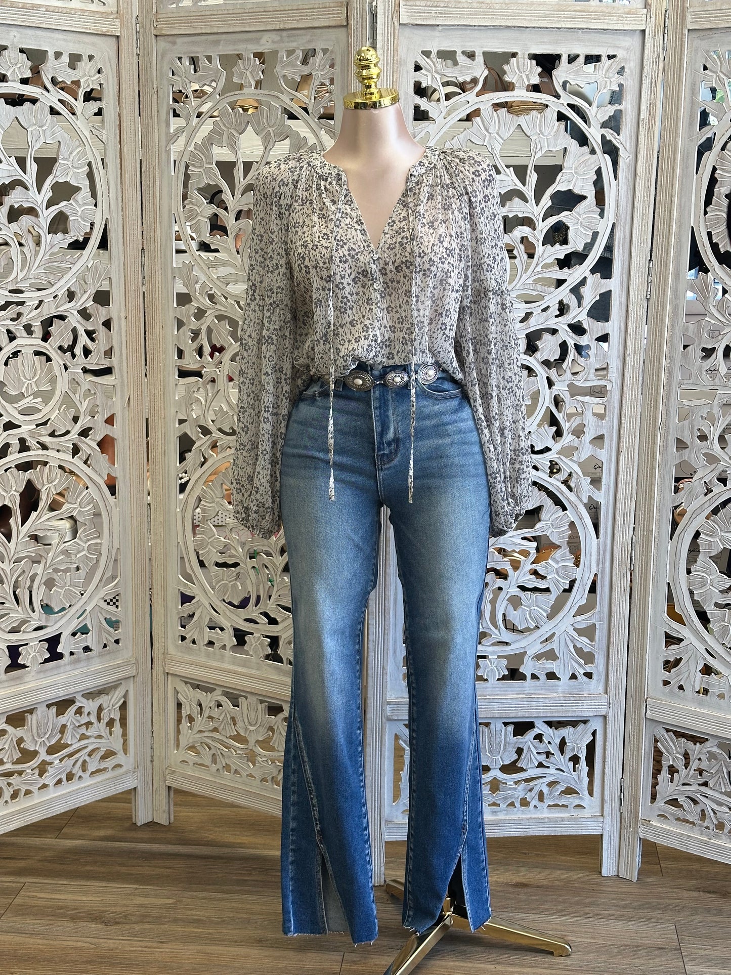 Ditsy Floral Blouse