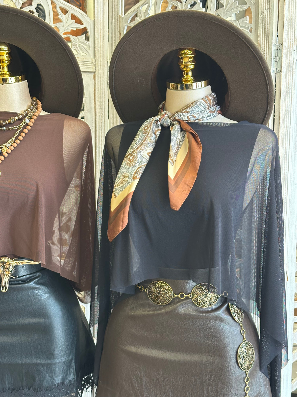 Vienna Mesh Poncho