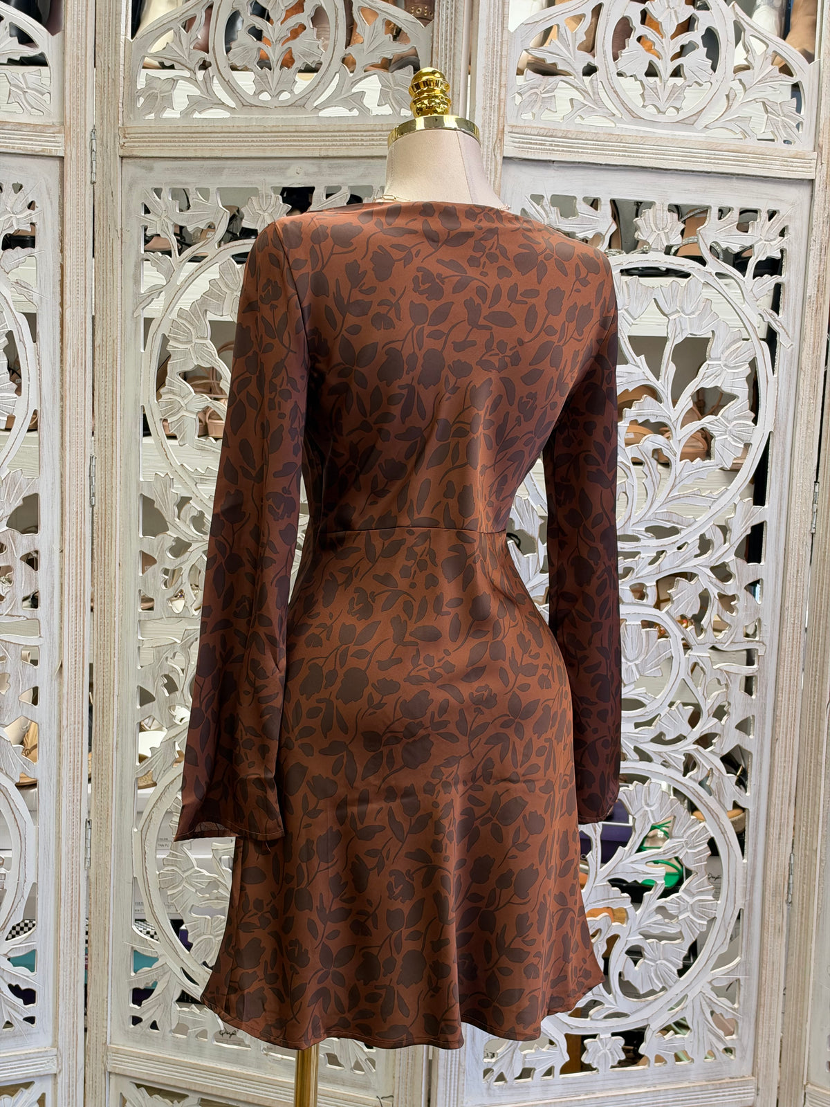 Autumn Reverie Mini Dress-  no Estira no , Stretchy