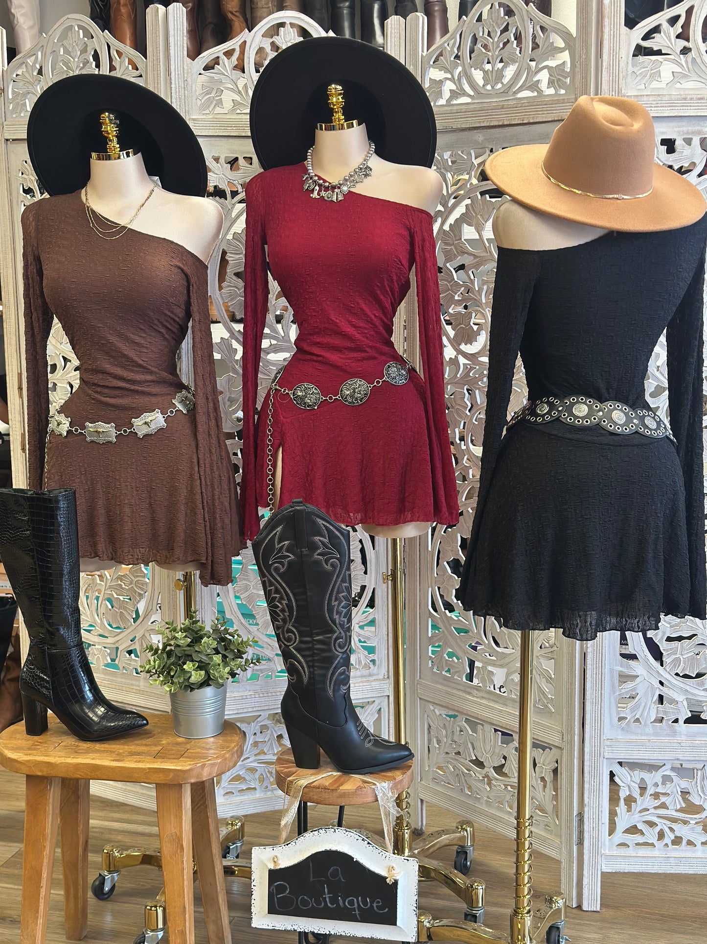 Asymmetrical Shoulder Mini Dress- Stretchy,Estira