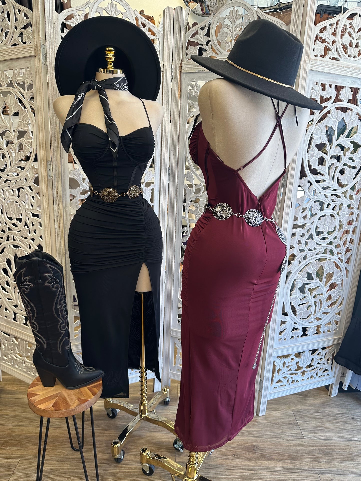 Halter Corset Dress-Estira Stretchy