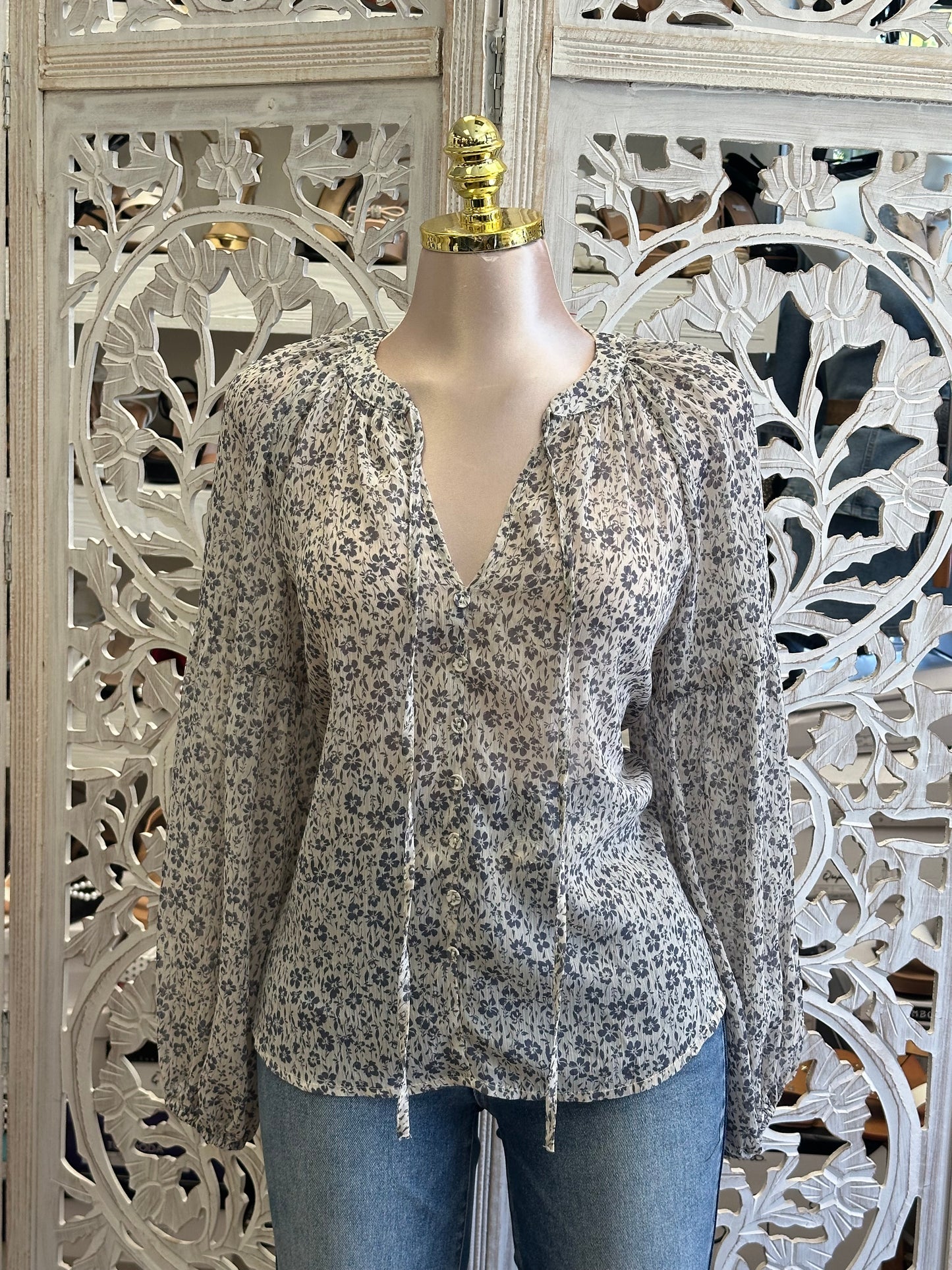 Ditsy Floral Blouse