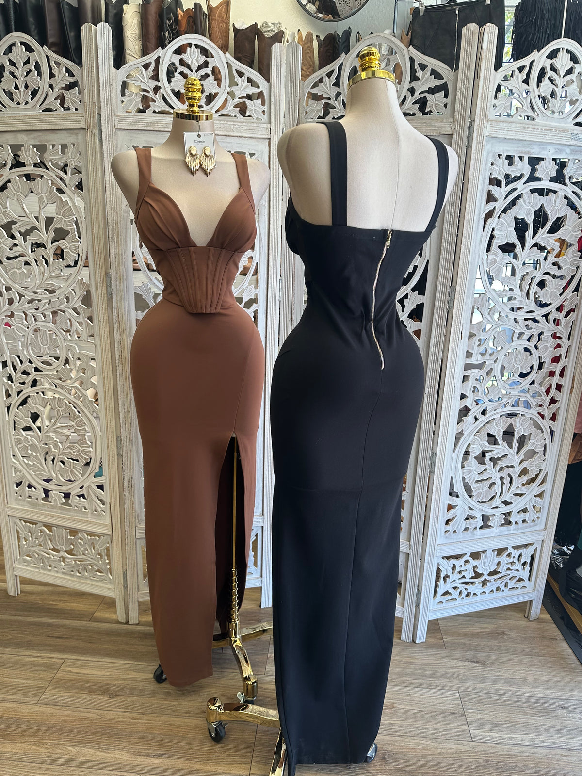 The Monolith Corset Gown - Estira , Stretchy