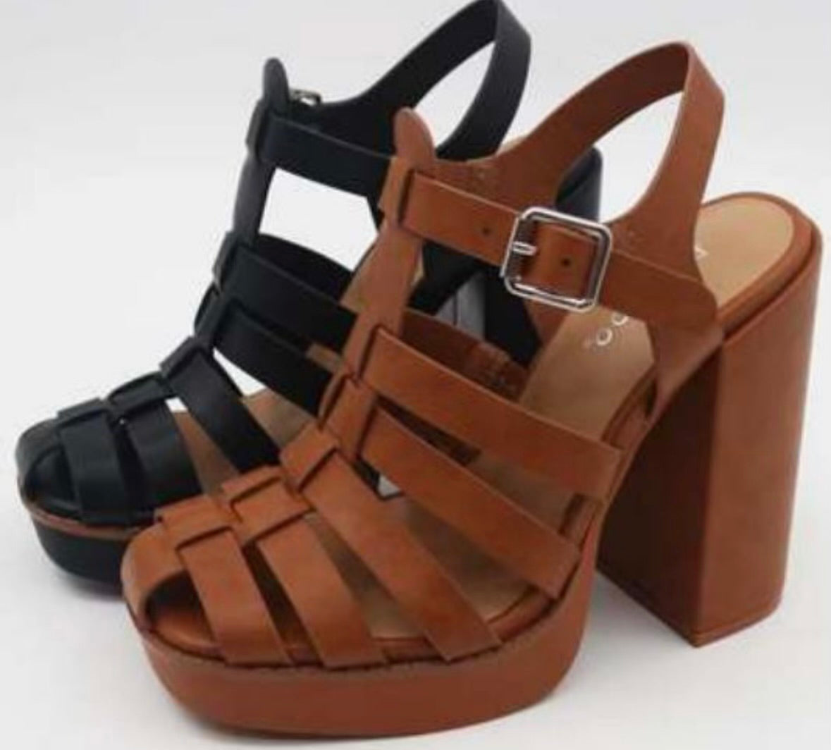 Chunky Netted Sandals