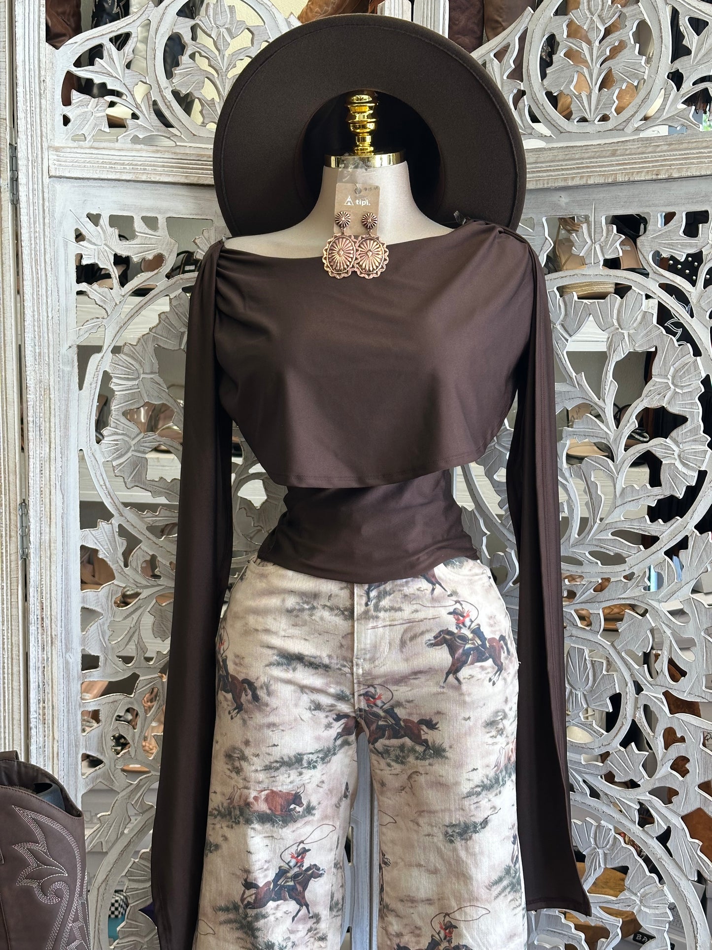 After Sundown Draped Top