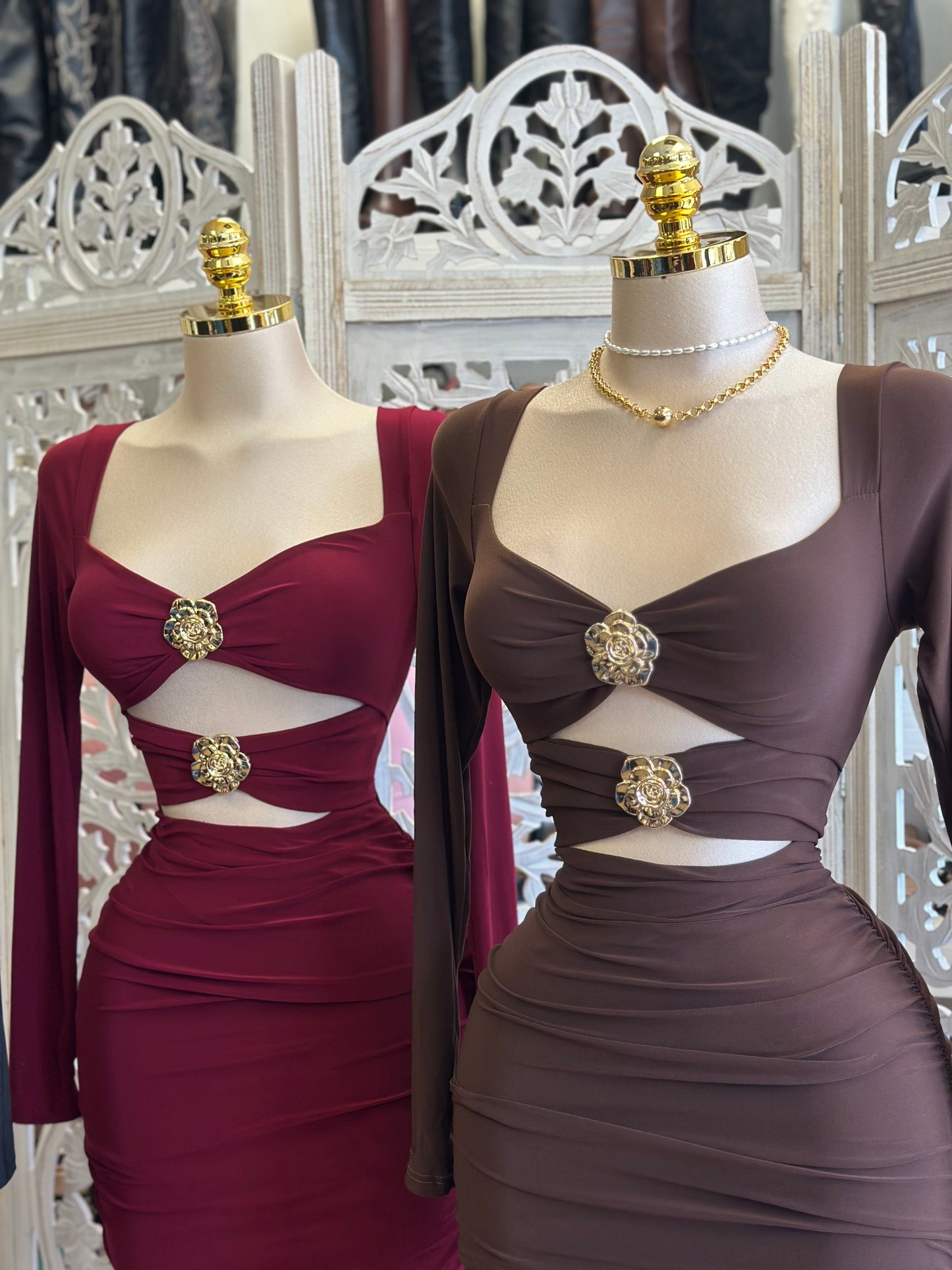 Gabrielle Cutout Dress - Estira , Stretchy