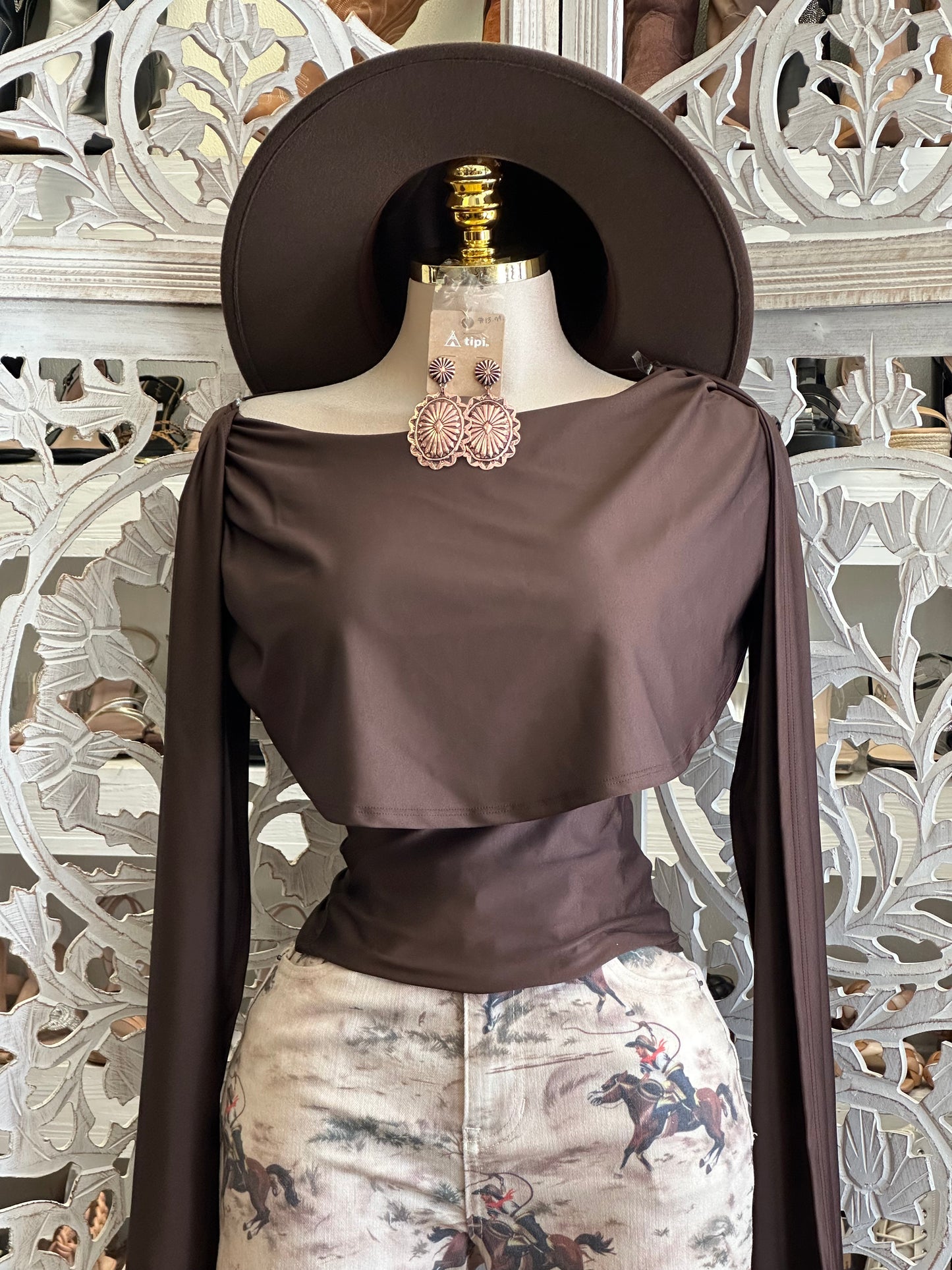 After Sundown Draped Top