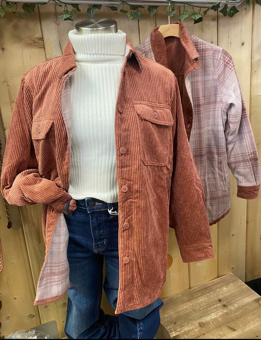 Mauve Reversible Jacket