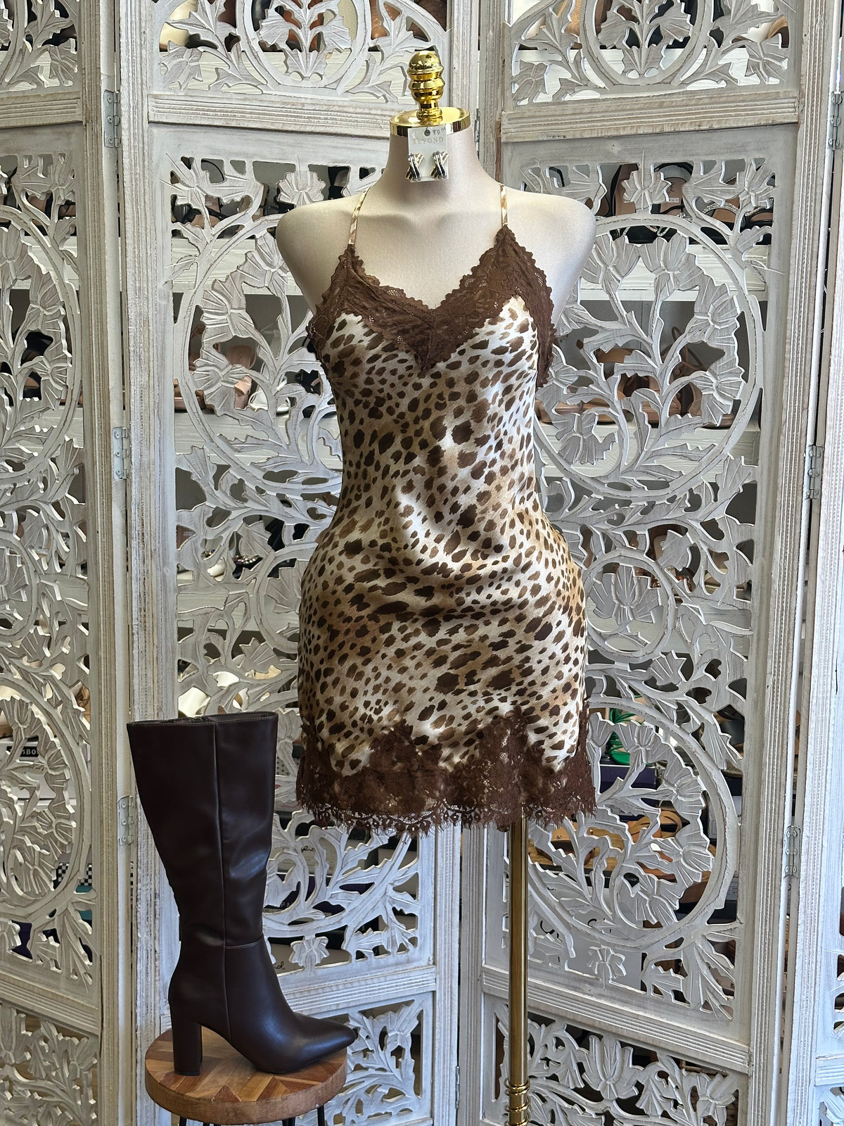 Wild Card Slip Dress- Estira Poco , Slightly Stretchy