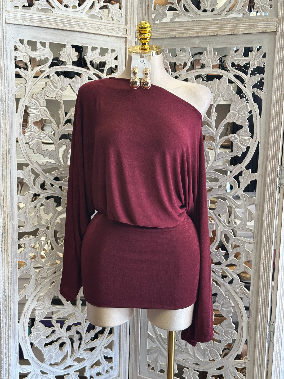 Cassian Popover Mini Dress- Estira, Stretchy