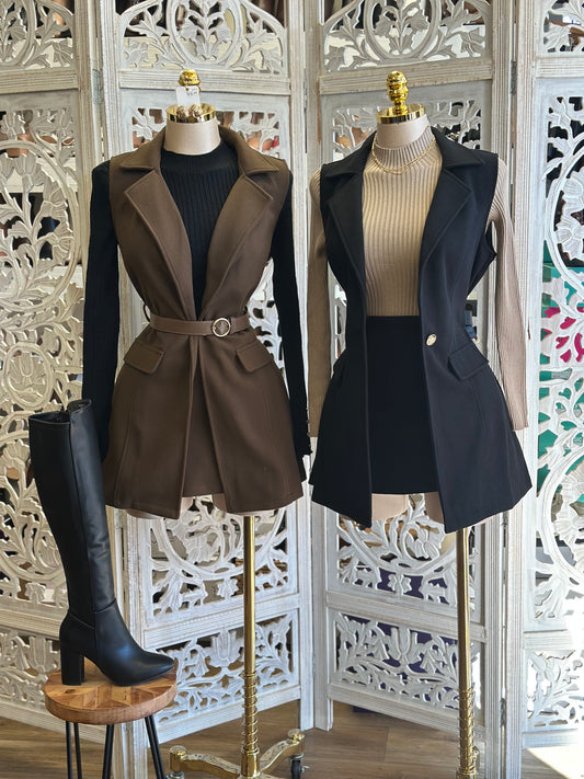 Blazer and Skort Set- Estira,Stretchy