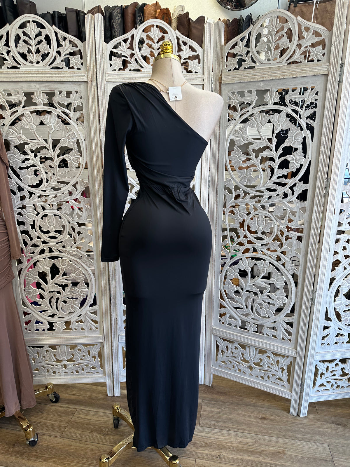 Basalt Maxi Dress- Estira, Stretchy