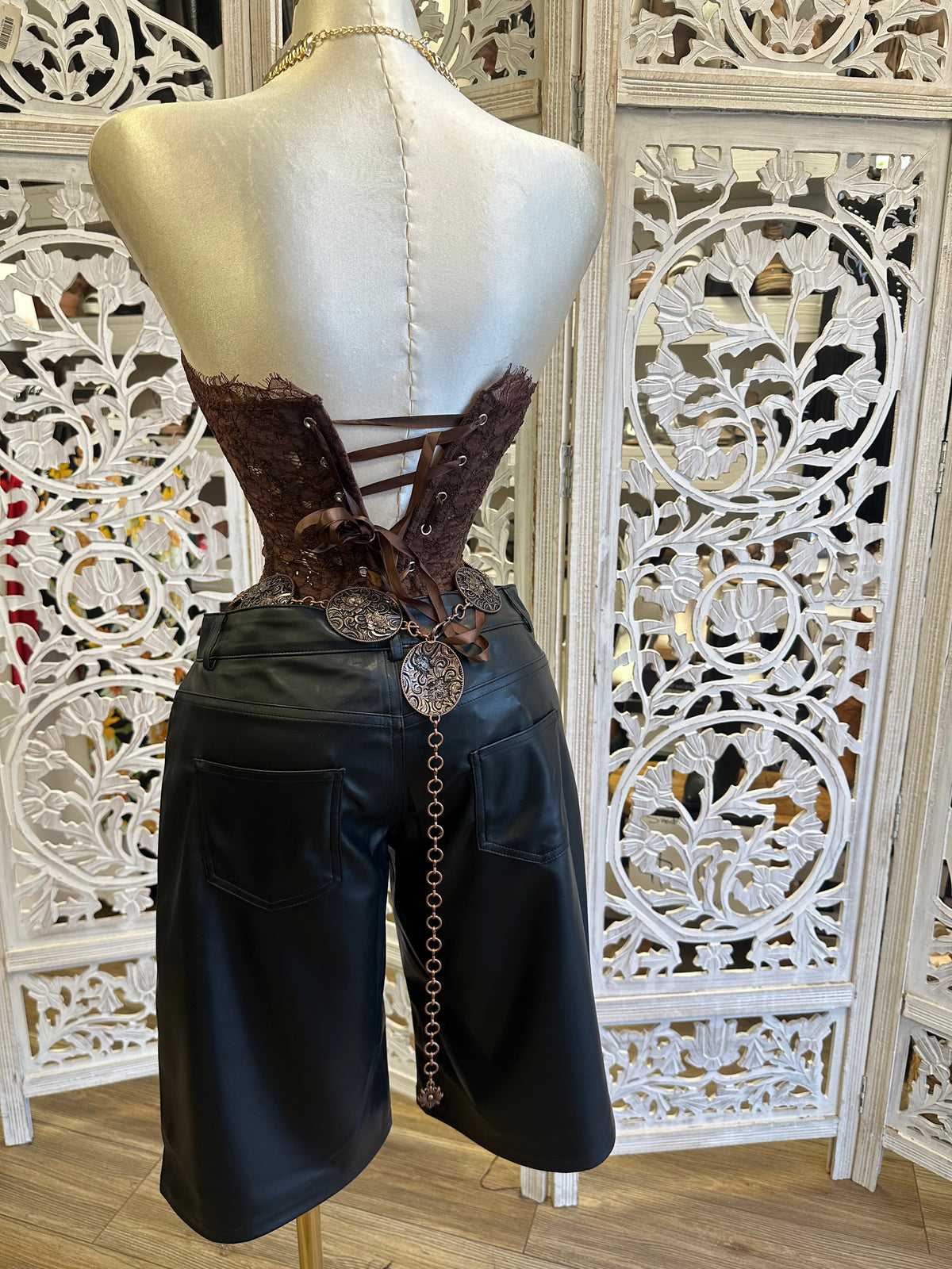 Sweet Secret Lace Corset Top