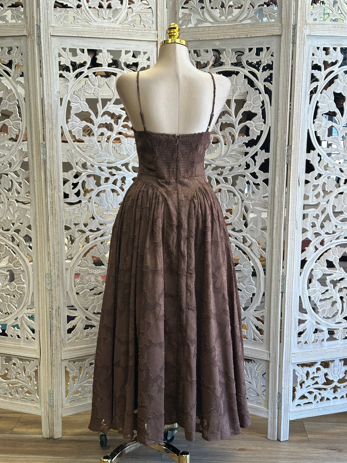 Juliette Bustier Midi Dress- Estira Poco, Slightly Stretchy