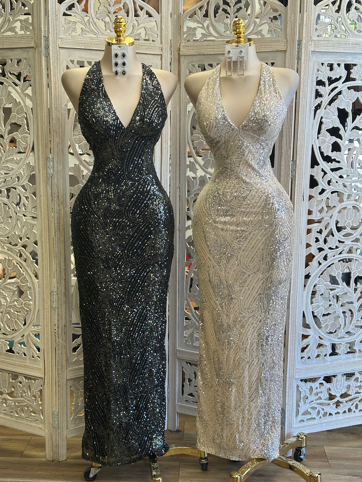 The Stardust Gown- Estira , Stretchy