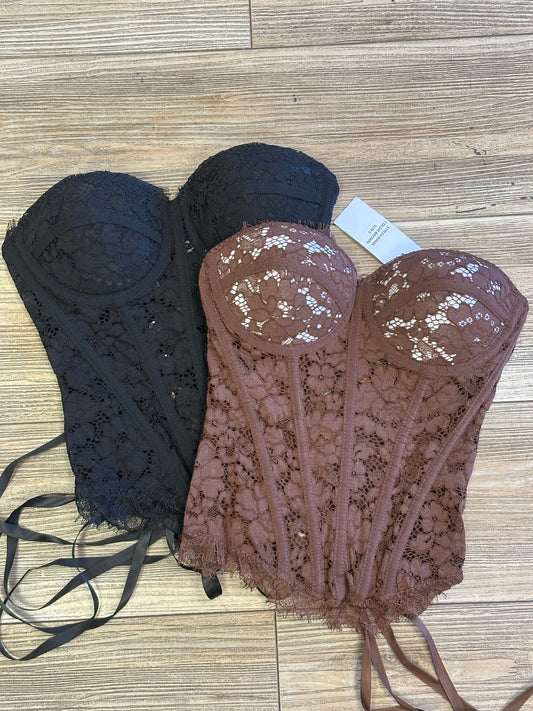Sweet Secret Lace Corset Top