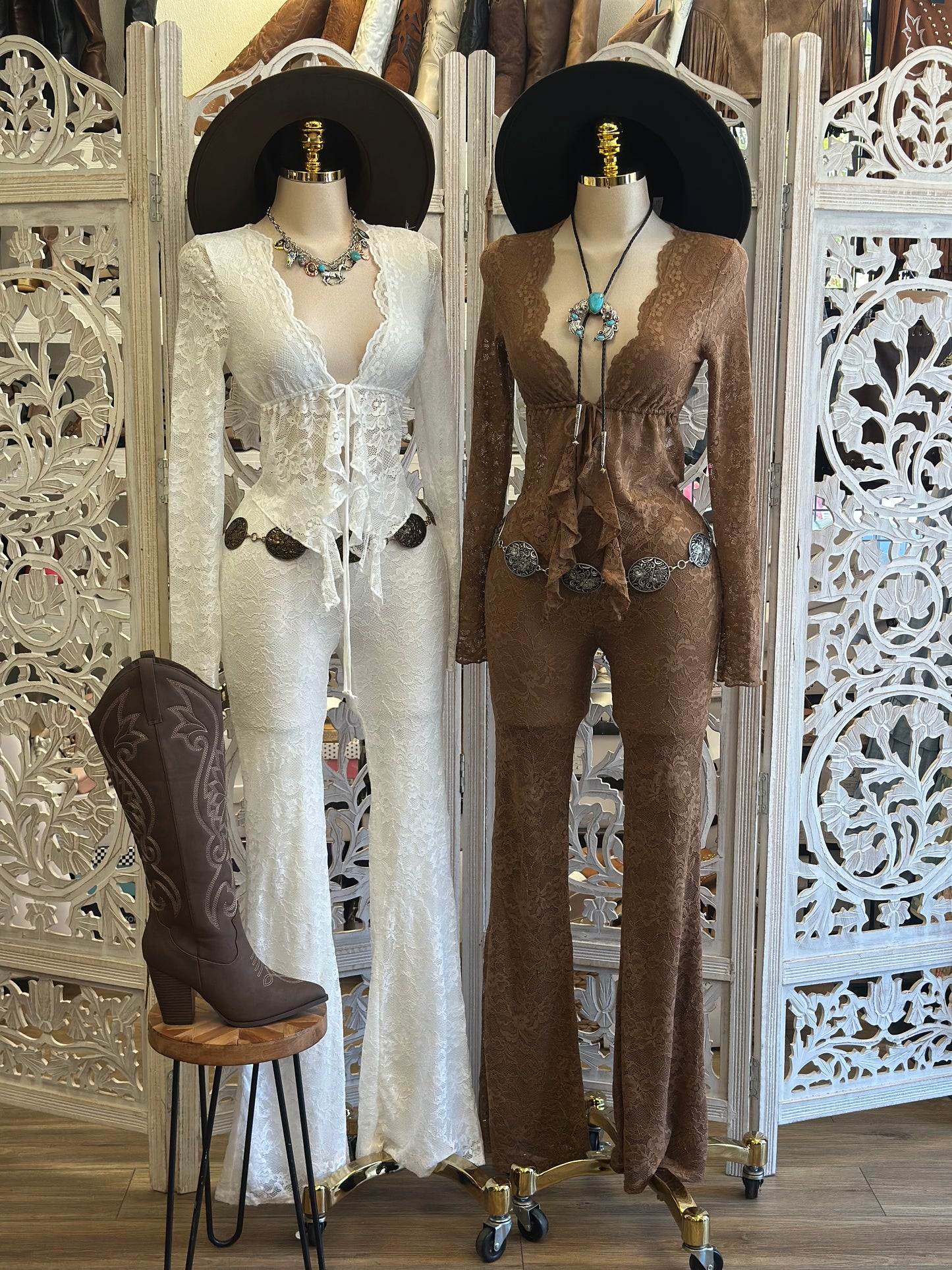 Lace Boho Set- Stretchy, Estira