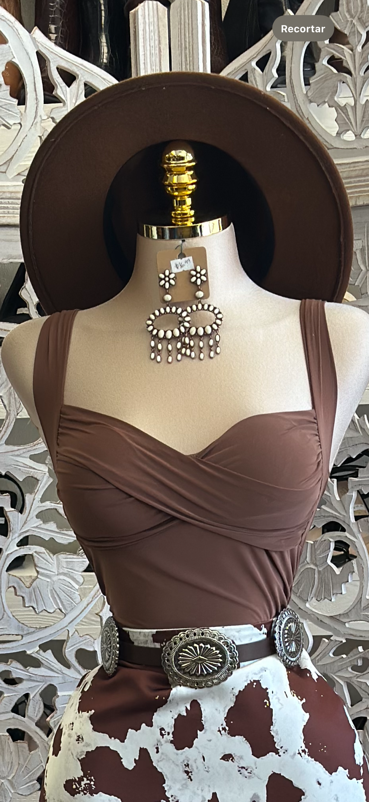 Wrapped Heartline Top- Estira, Stretchy