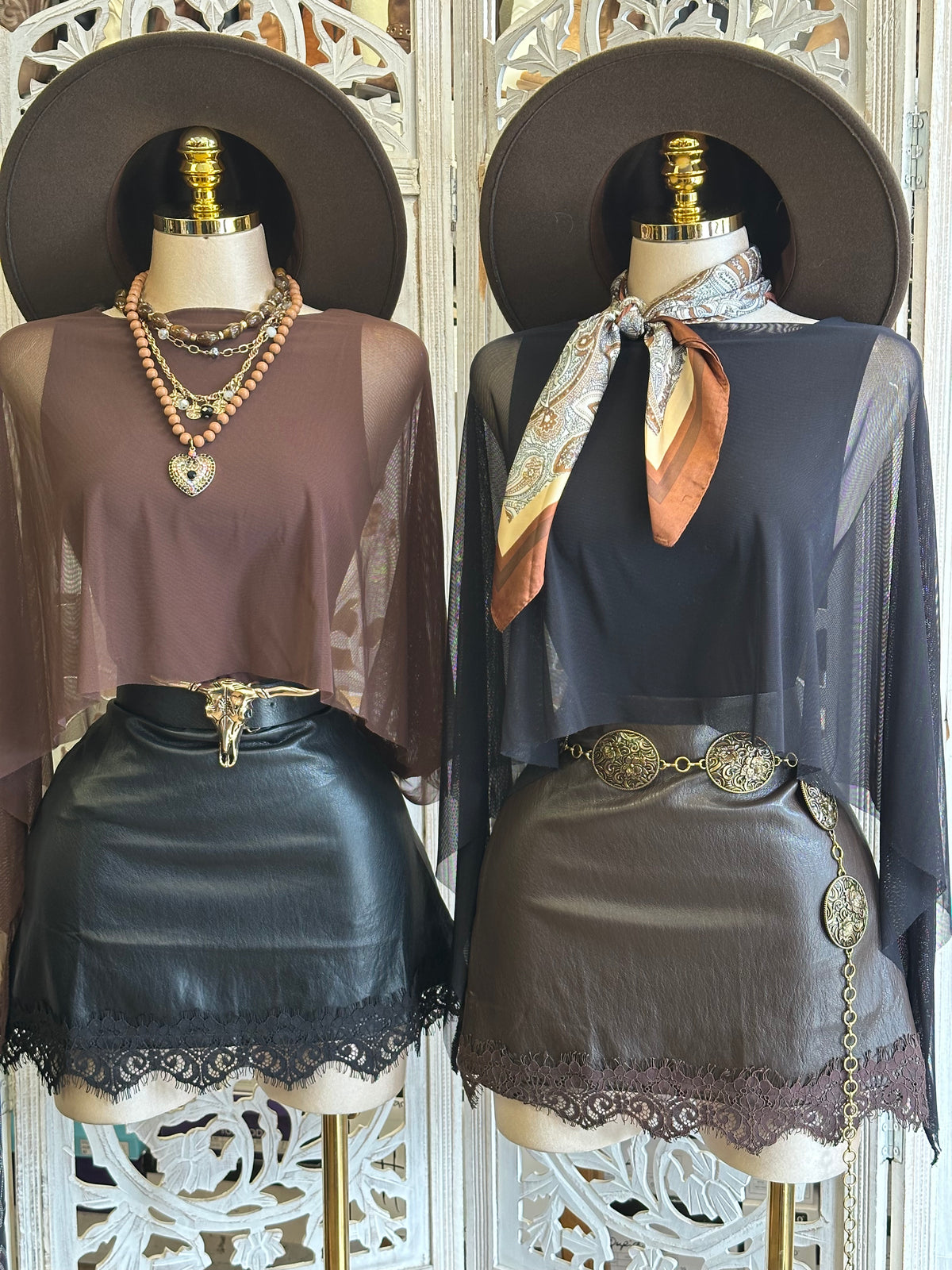 Vienna Mesh Poncho