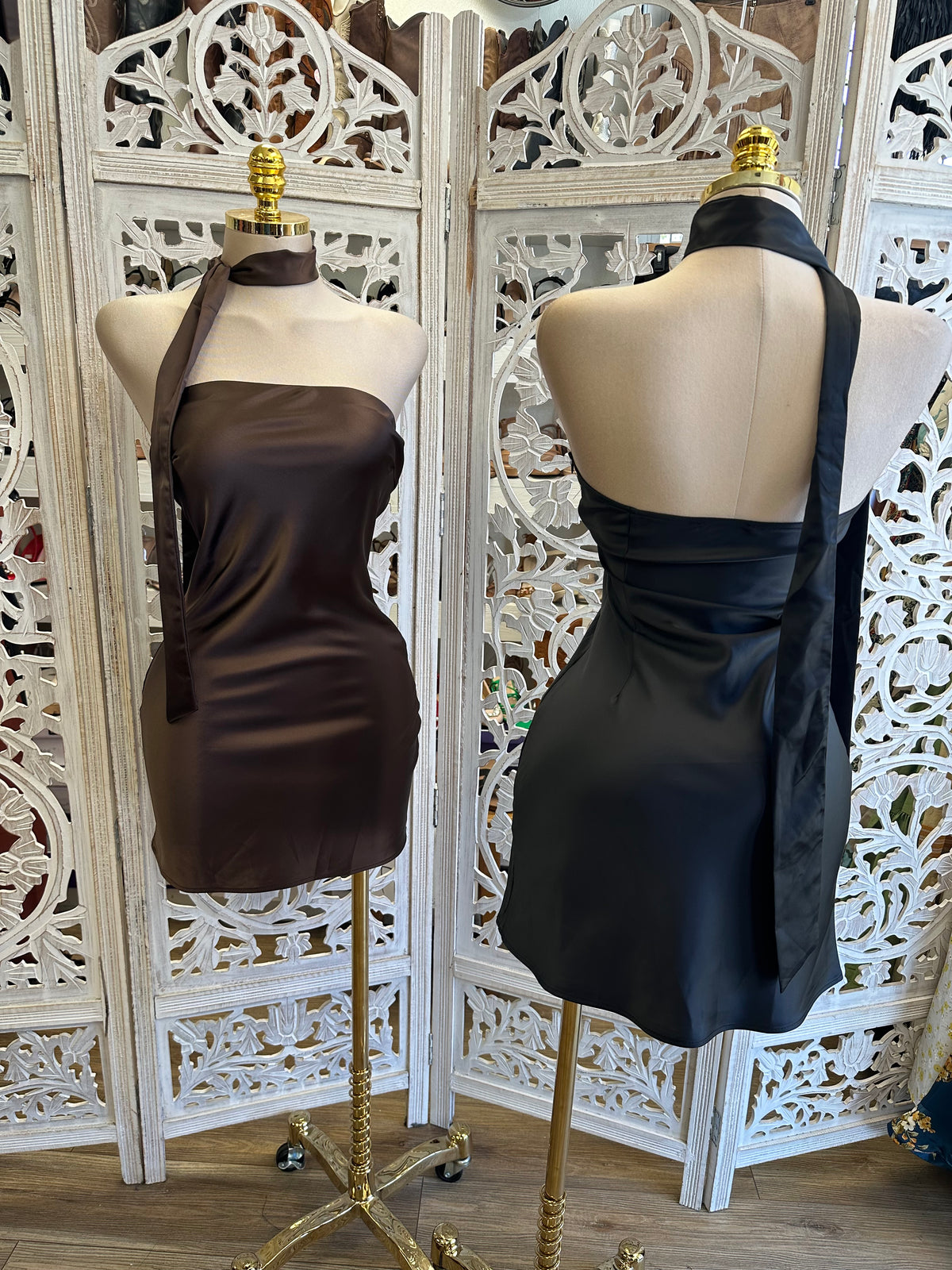 Ines Strapless Mini Dress- Estira Poco, Slightly Stretchy