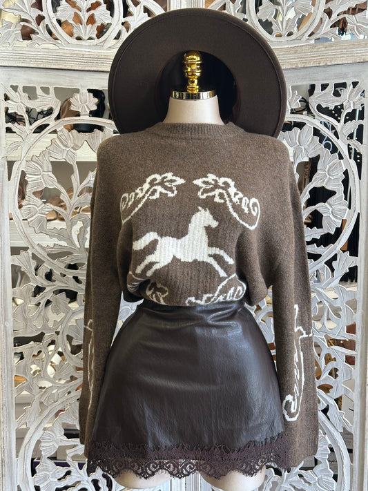 Aspen Equestrian Knit Sweater