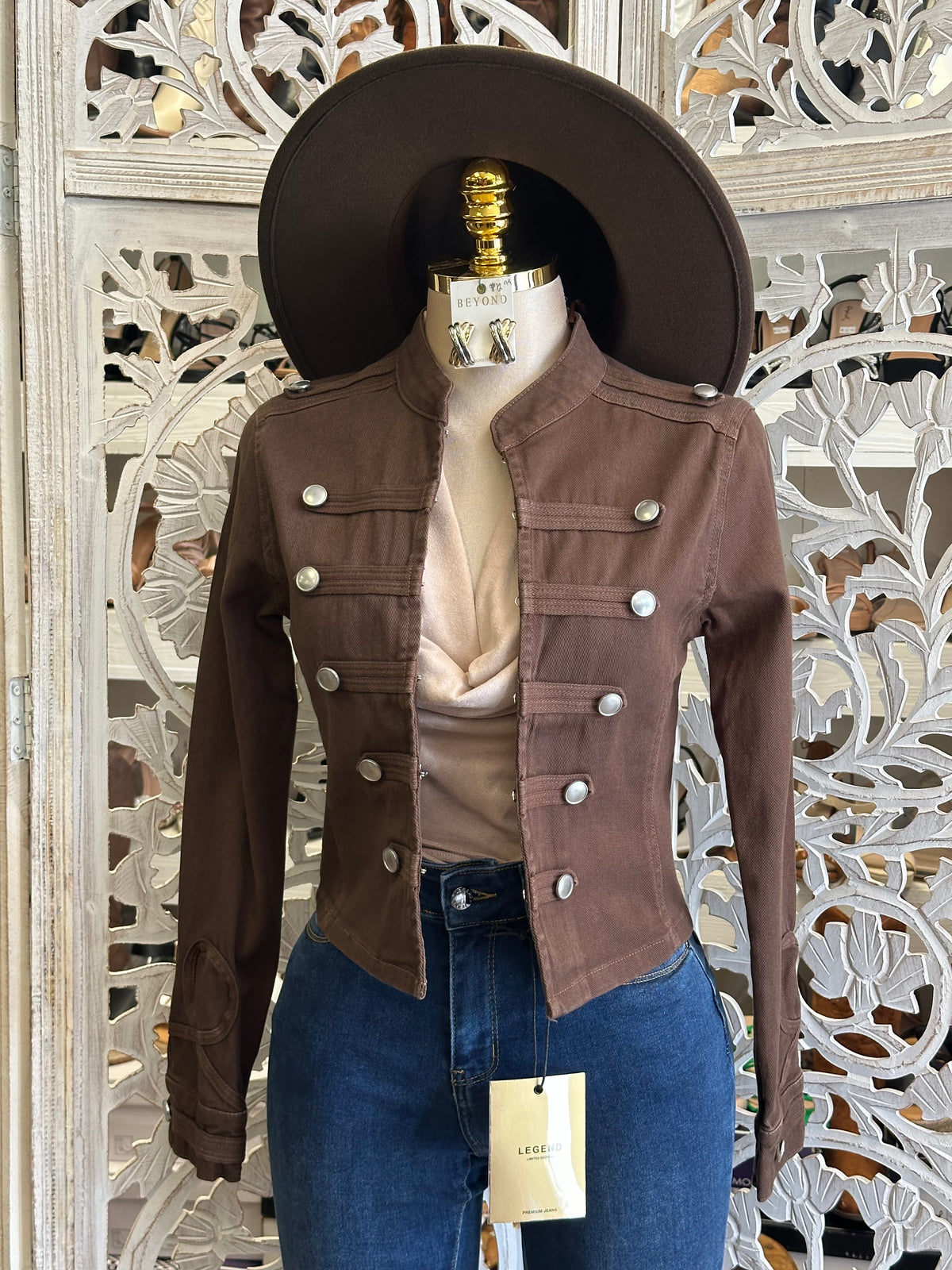 Atelier Cadet Jacket- Slightly Stretchy, Estira Poco