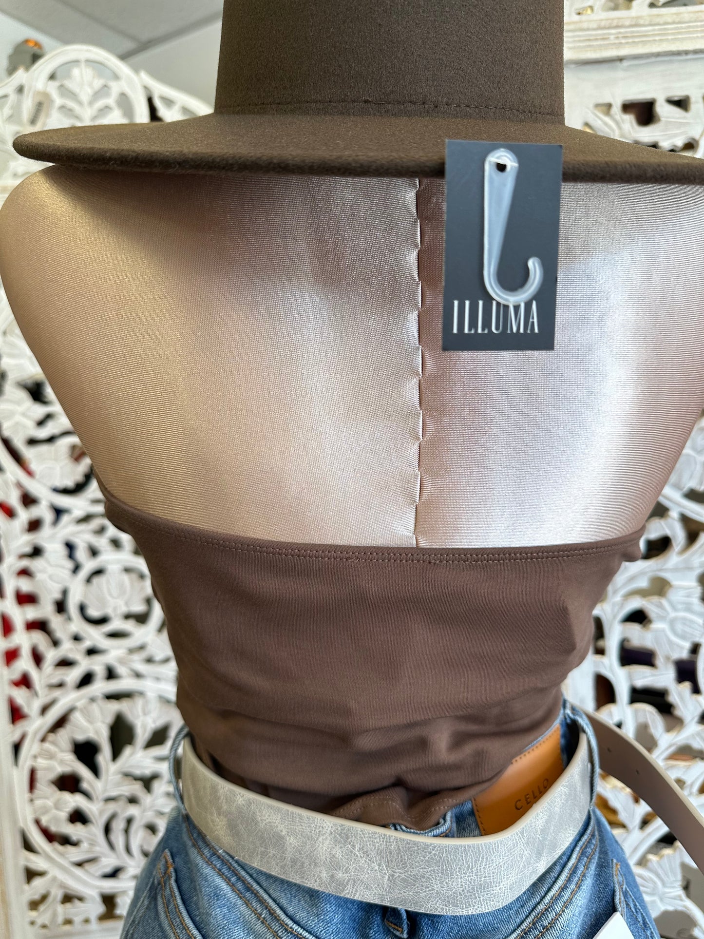 Studded Halter Blouse