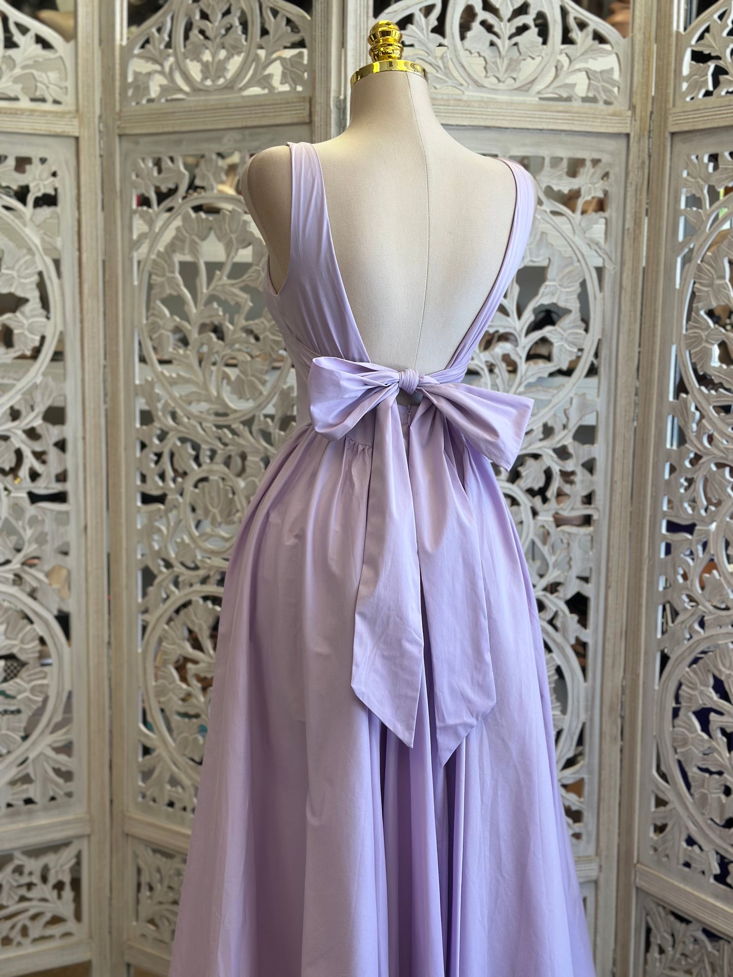 Lavender Dream Puffy Dress- No Estira, Not Stretchy