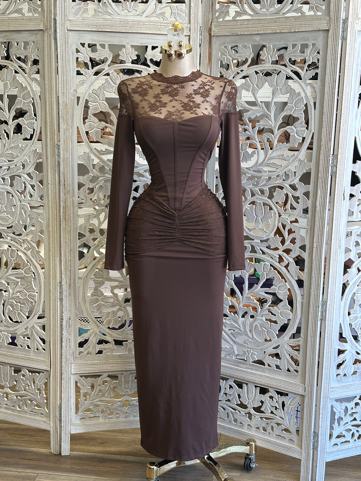 Danica Ruched Sheath Dress- Estira, Stretchy