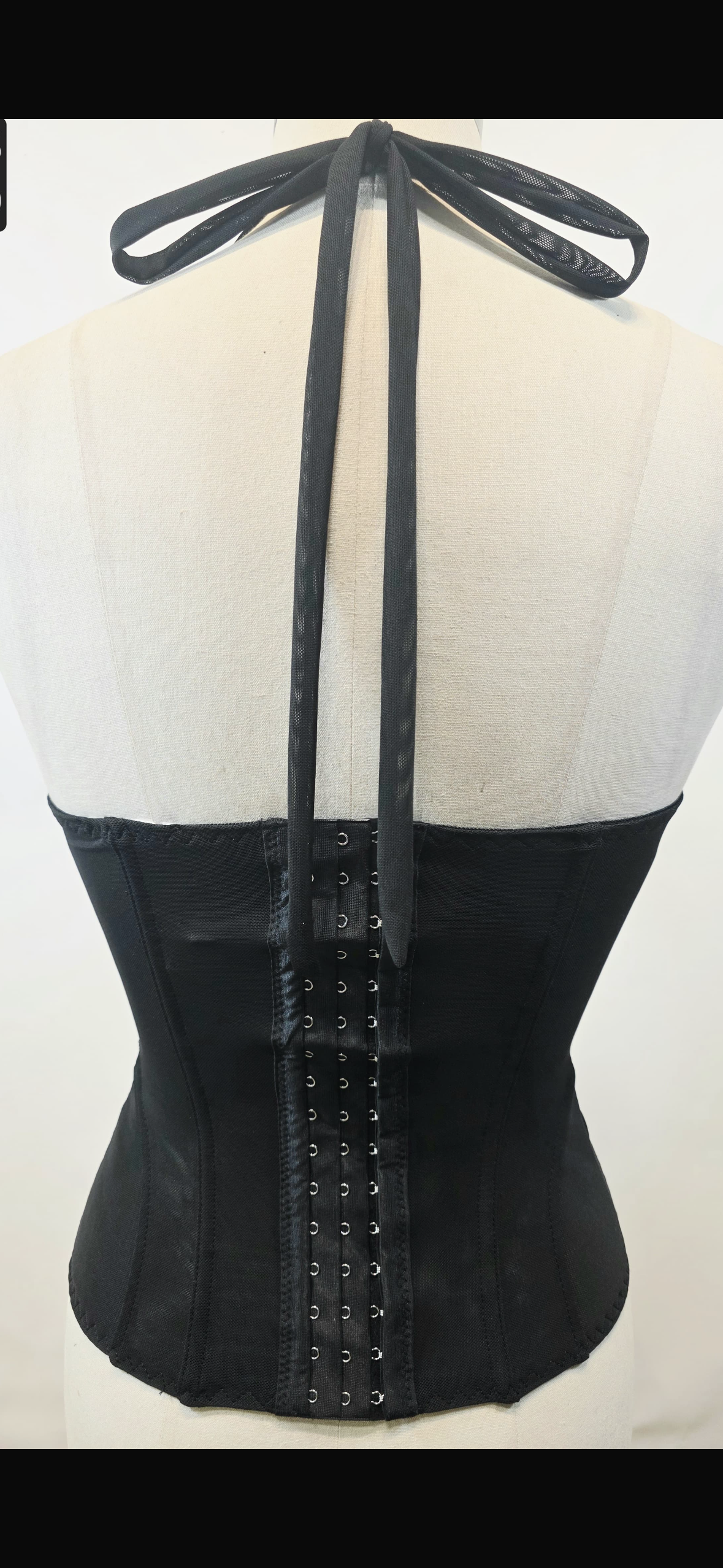 Midnight Lace-Up Corset