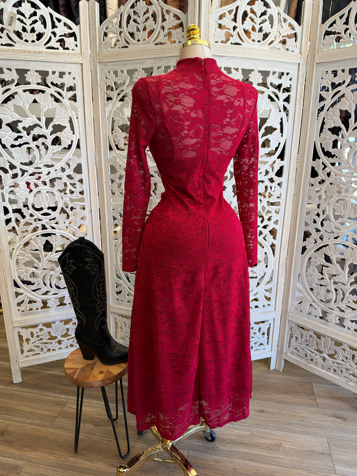 Carmine Palais Midi Dress- Estira , Stretchy