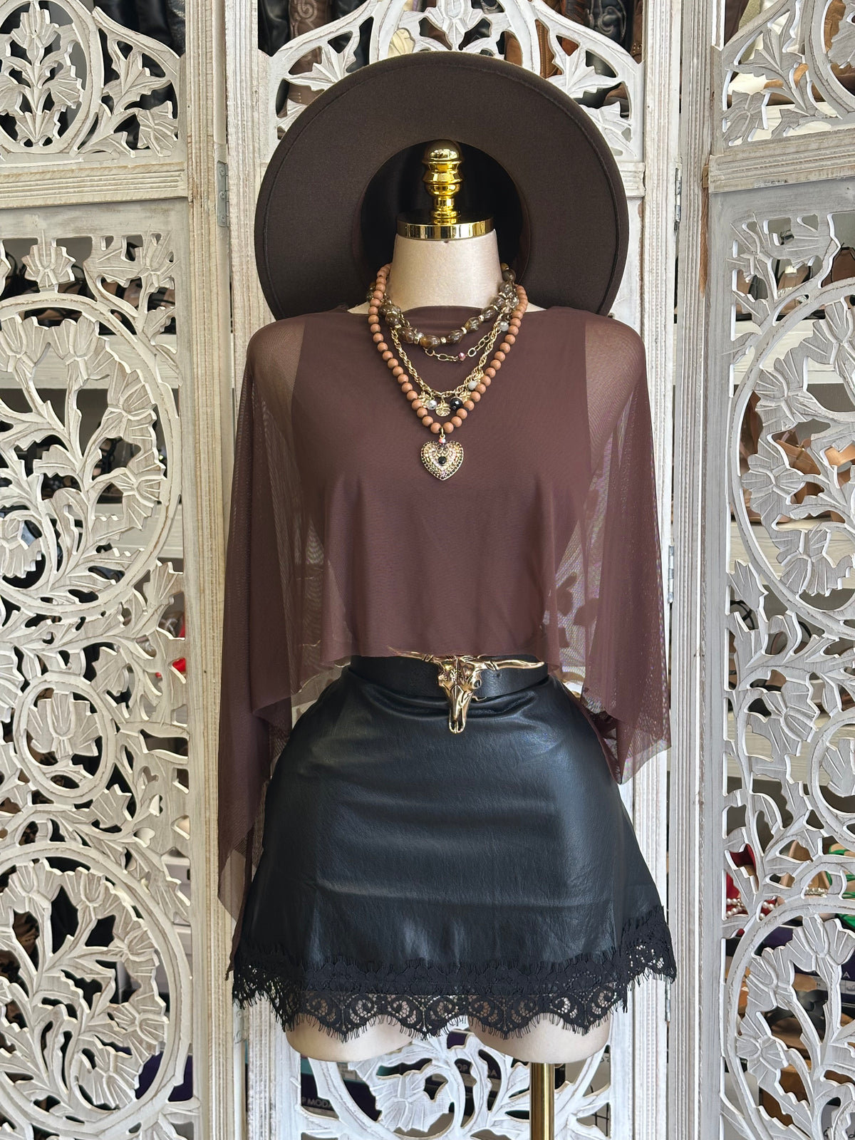 Vienna Mesh Poncho