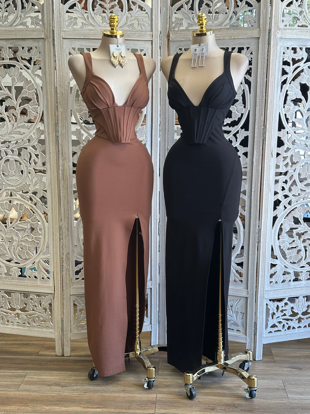 The Monolith Corset Gown - Estira , Stretchy