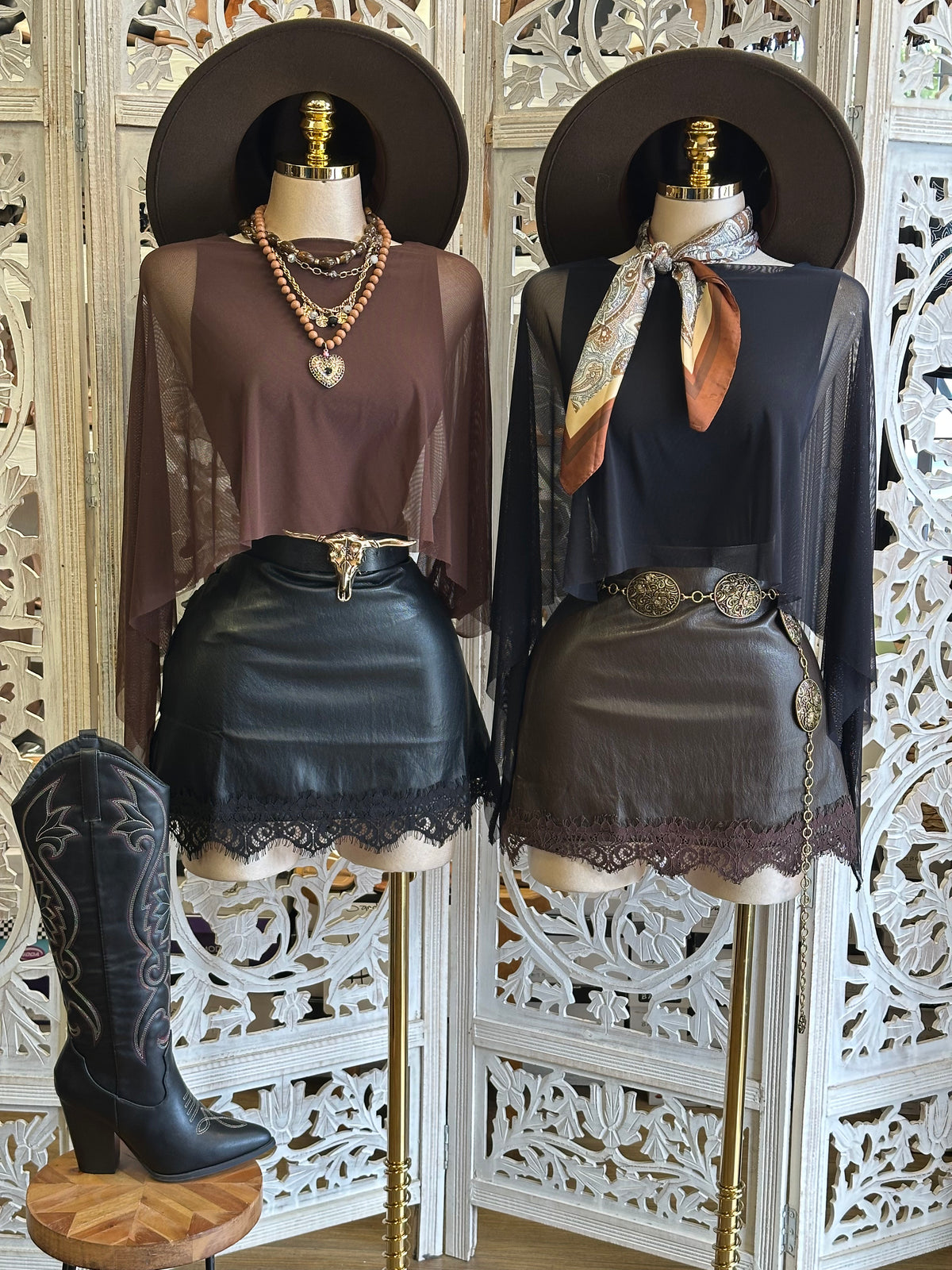 Vienna Mesh Poncho