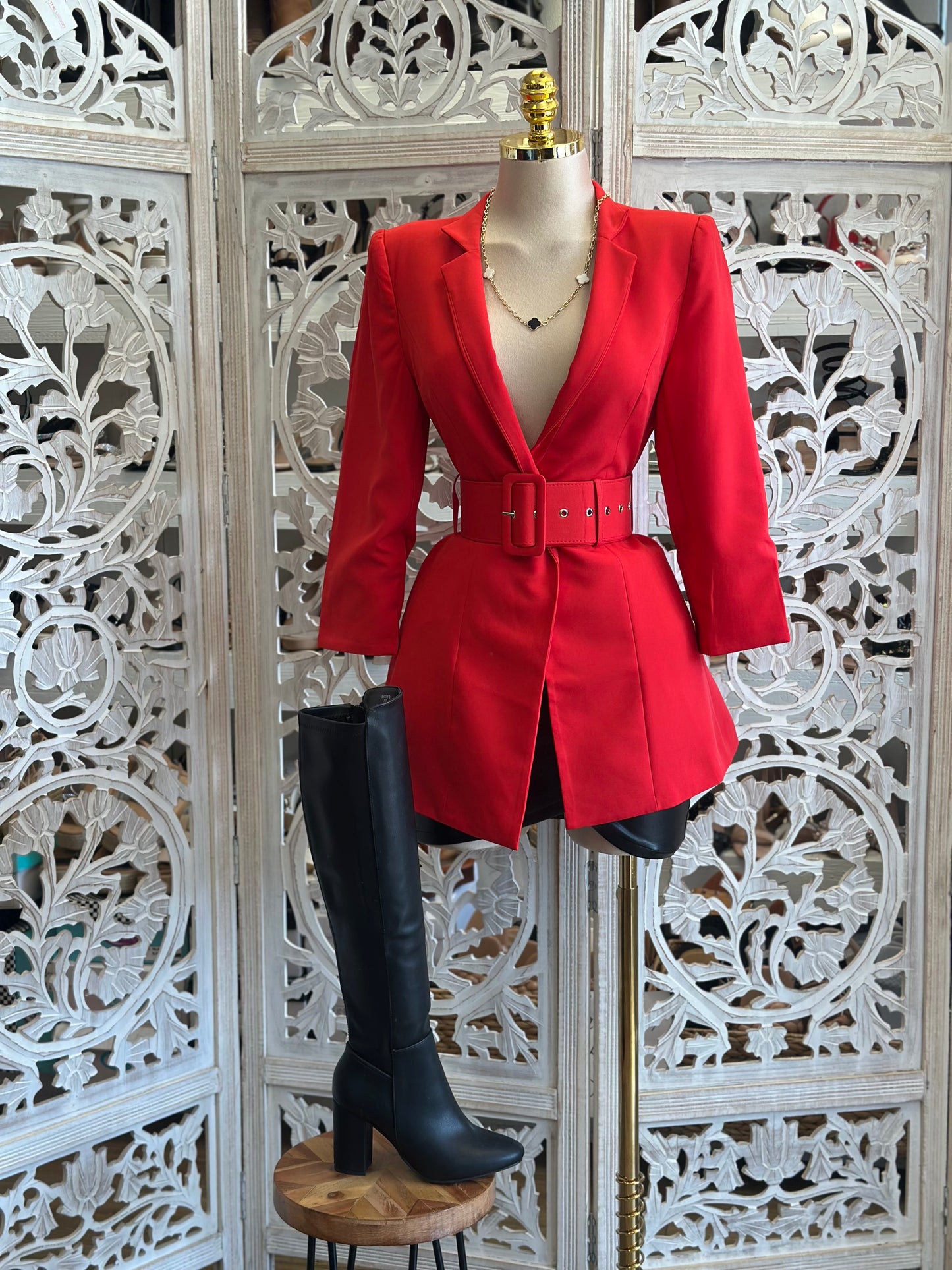 Thick Belt Blazer