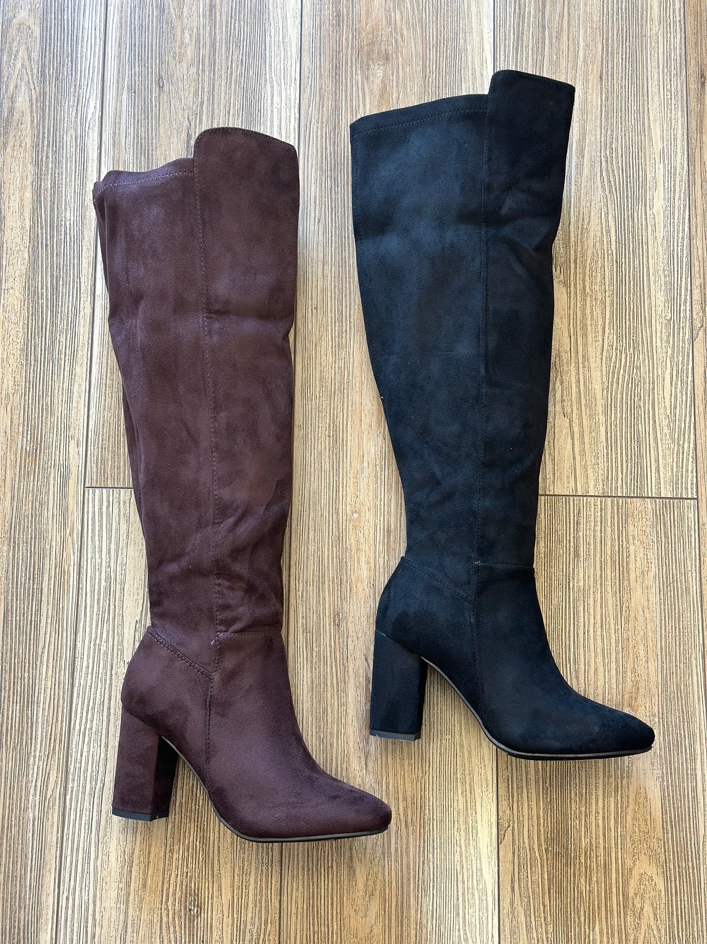 Wide Calf Suede Boot