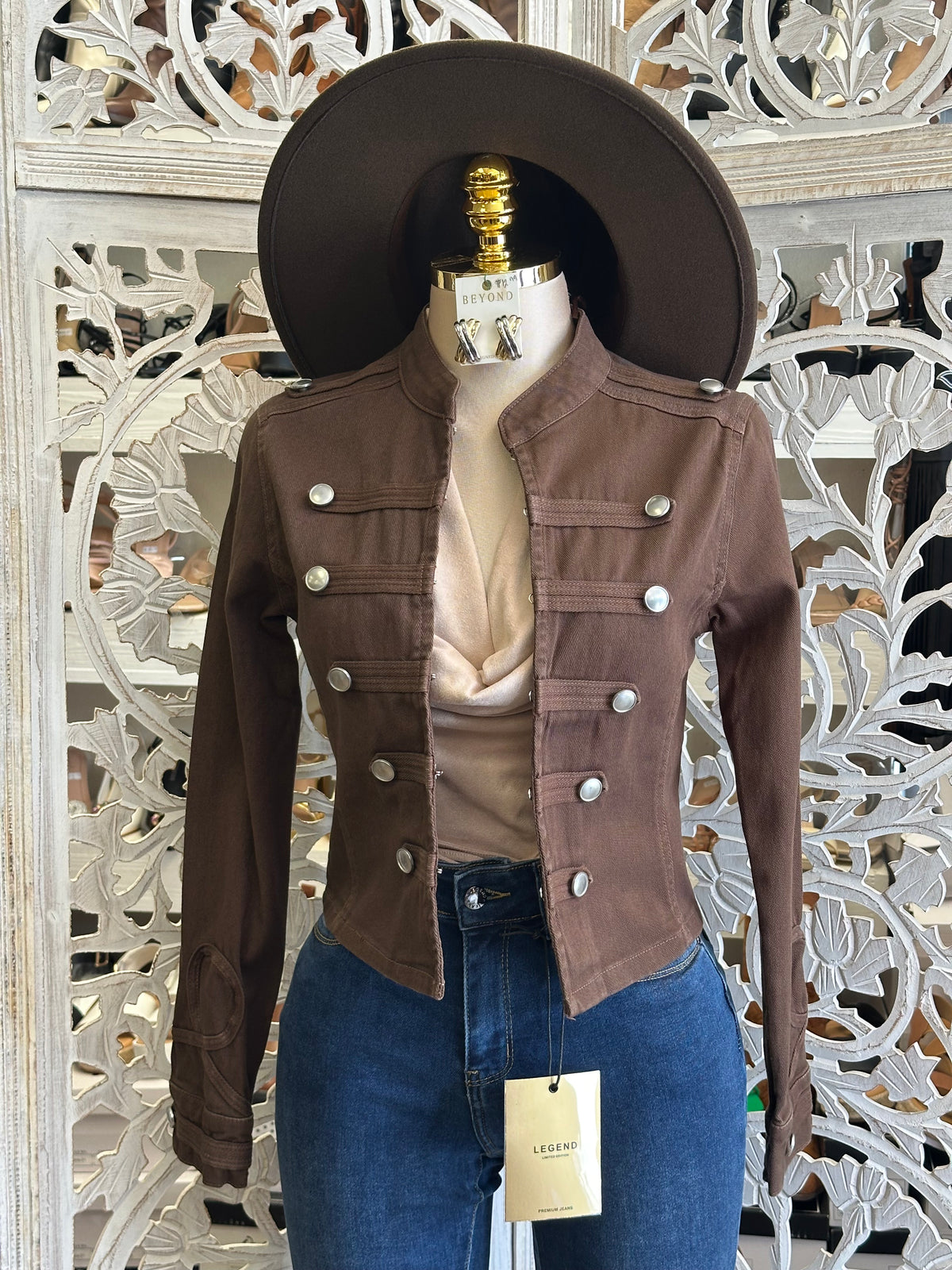 Atelier Cadet Jacket- Slightly Stretchy, Estira Poco