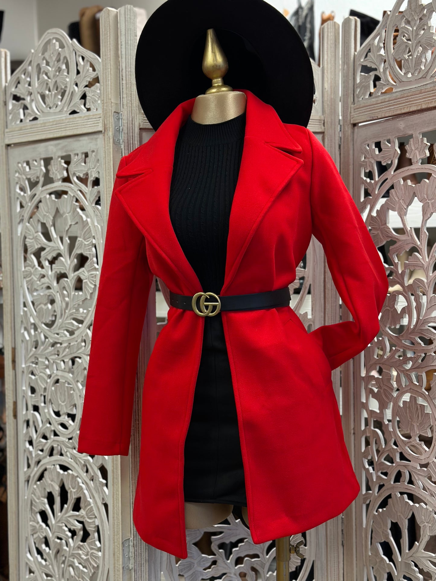 Bright Red Coat