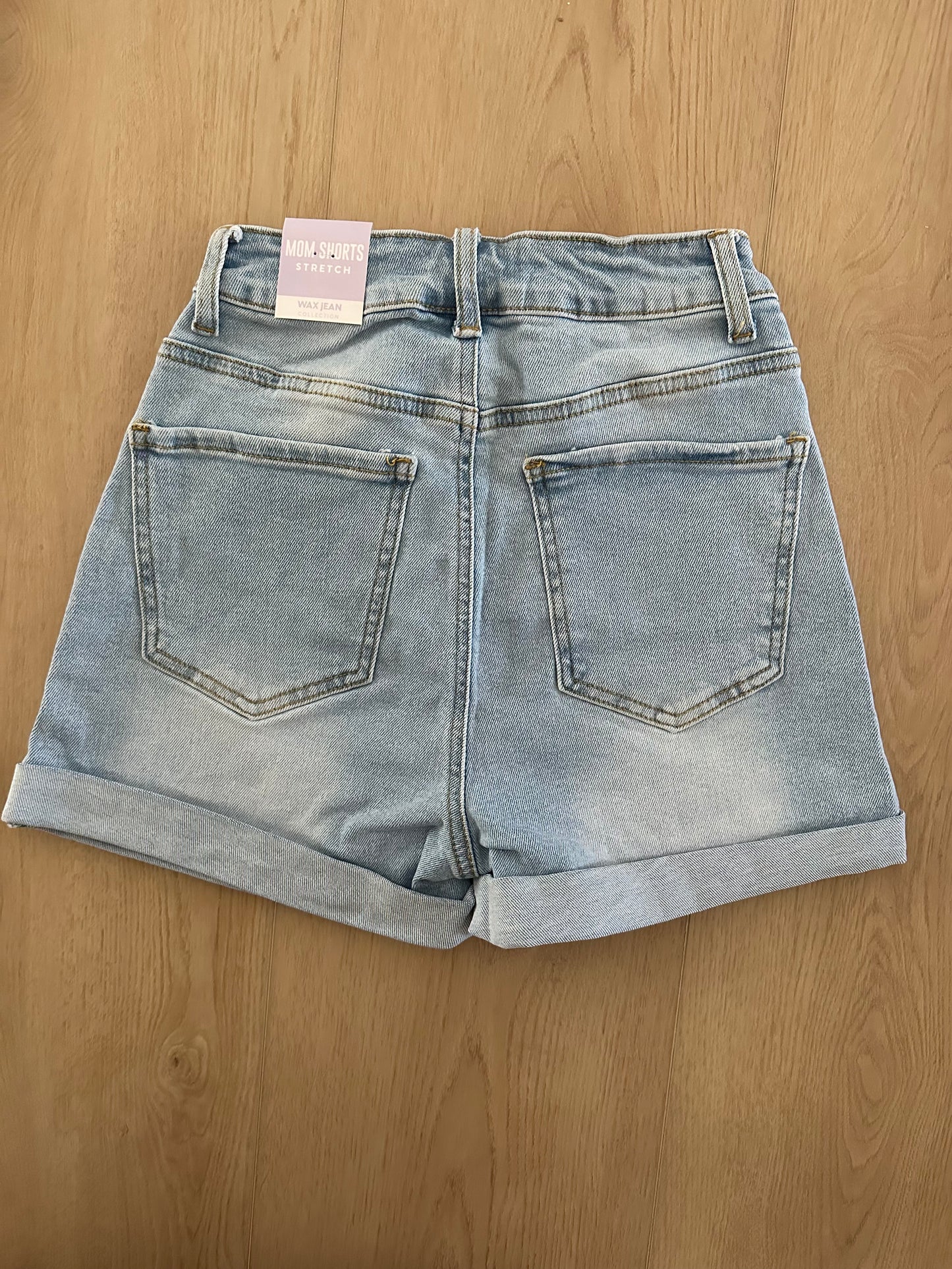 Light Wash Denim Shorts