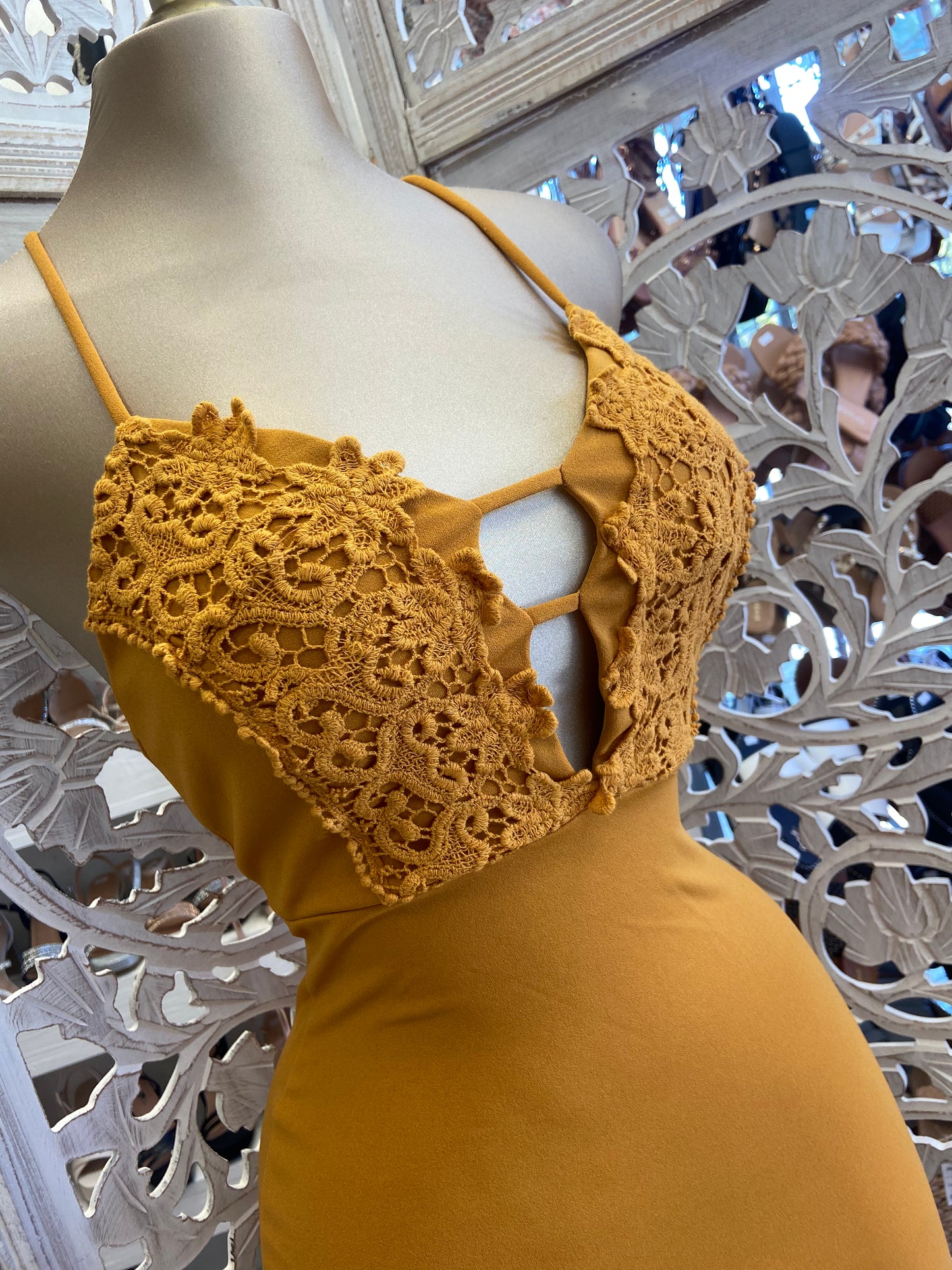 Yellow Lace Dress