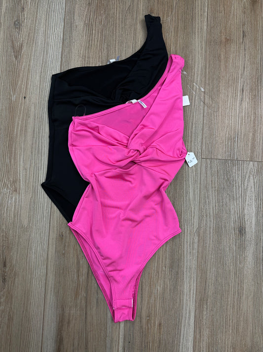 Knotted One Sleeve Bodysuit