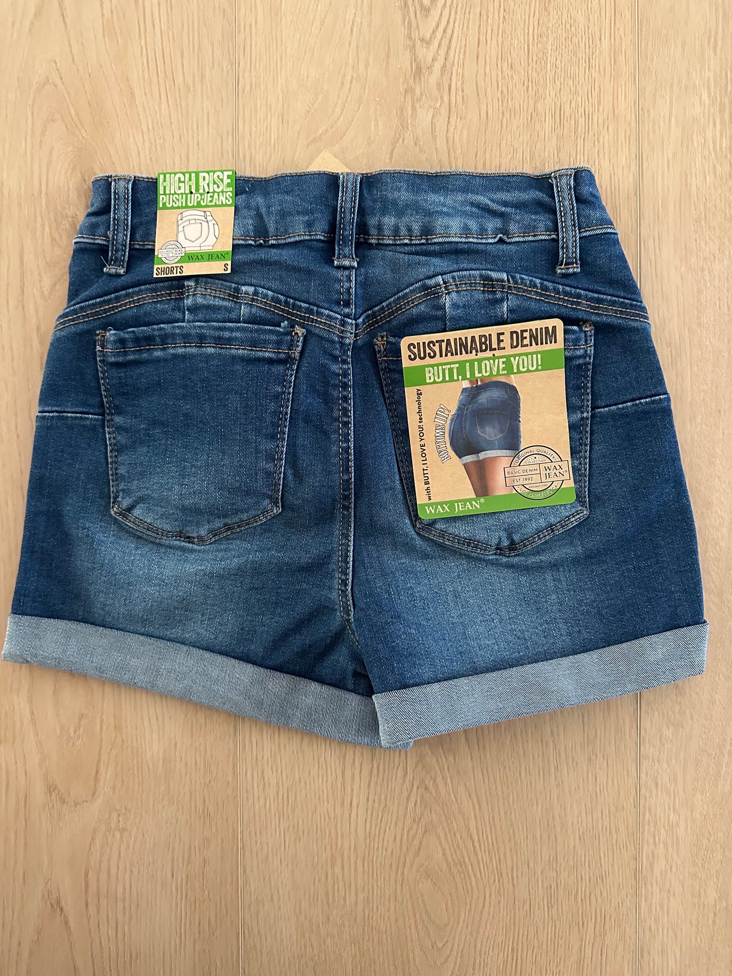 Dark Wash Denim Shorts