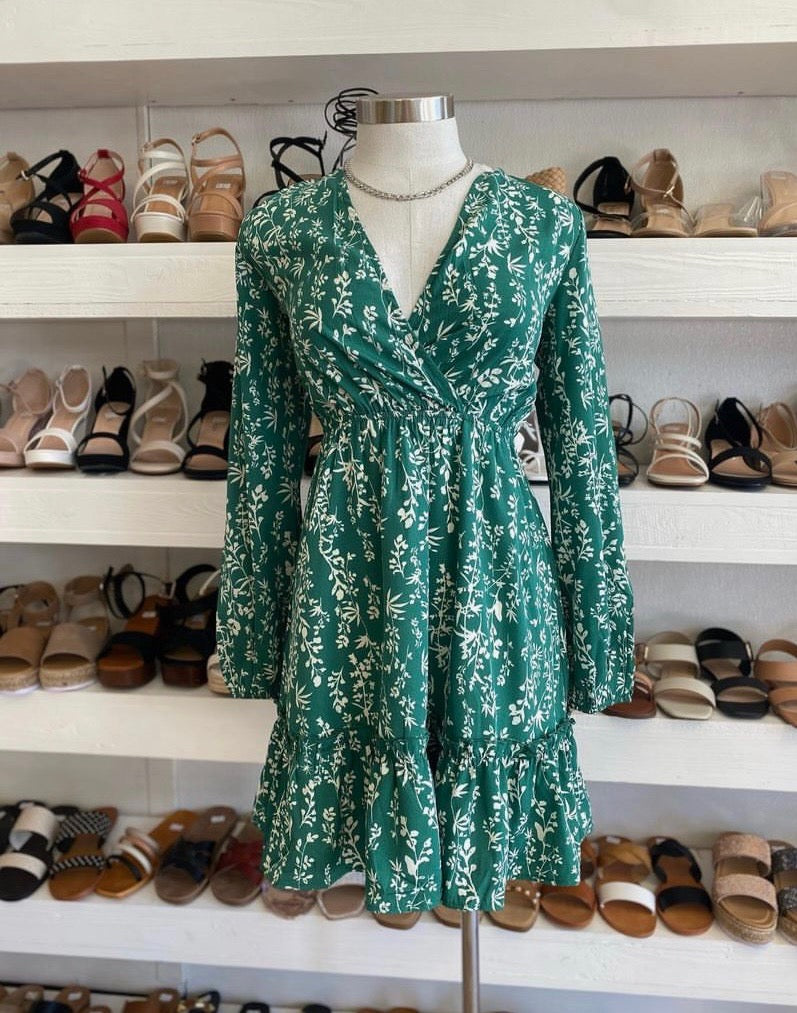 Floral Wrap Dress