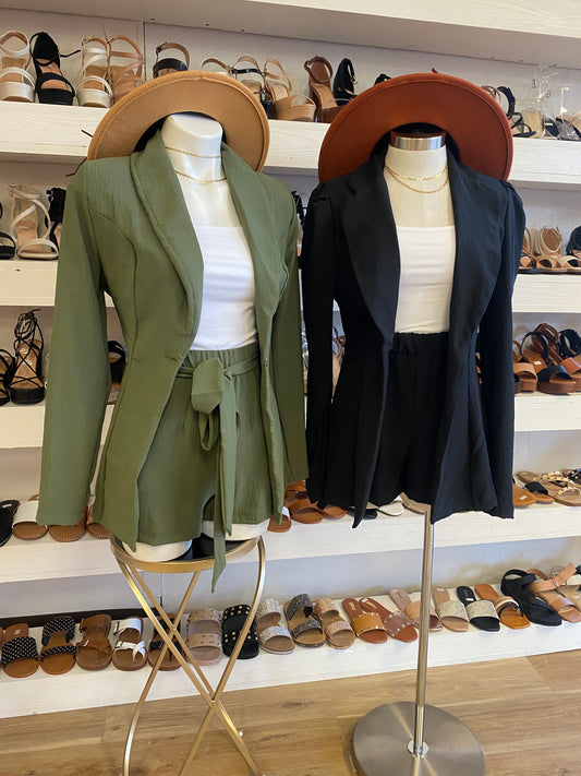 Blazer and Short Set