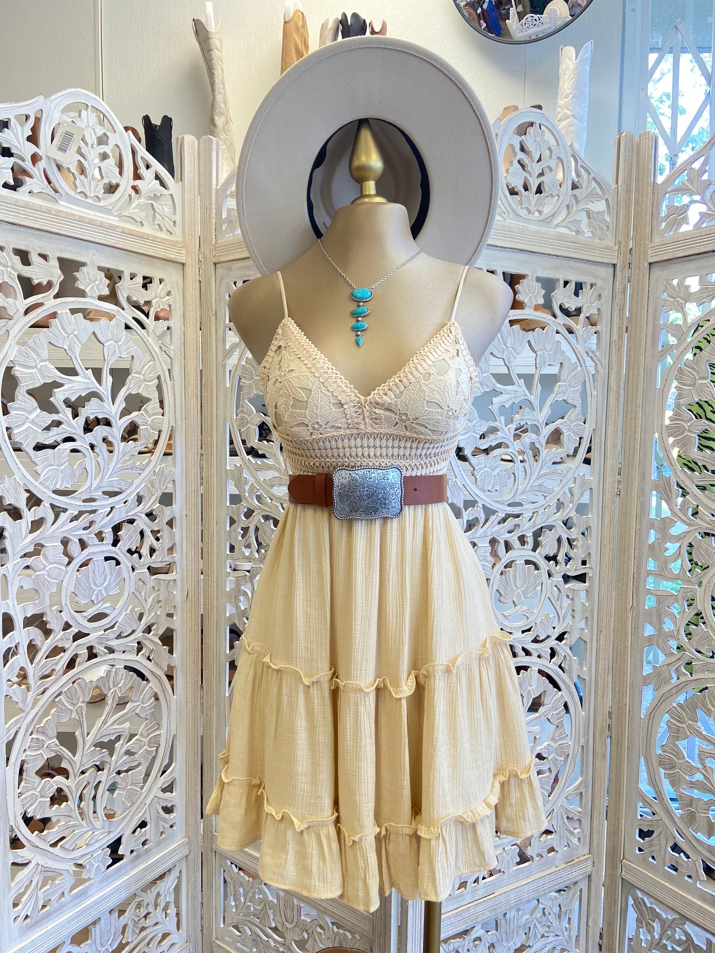 Tie Back Flowy Dress