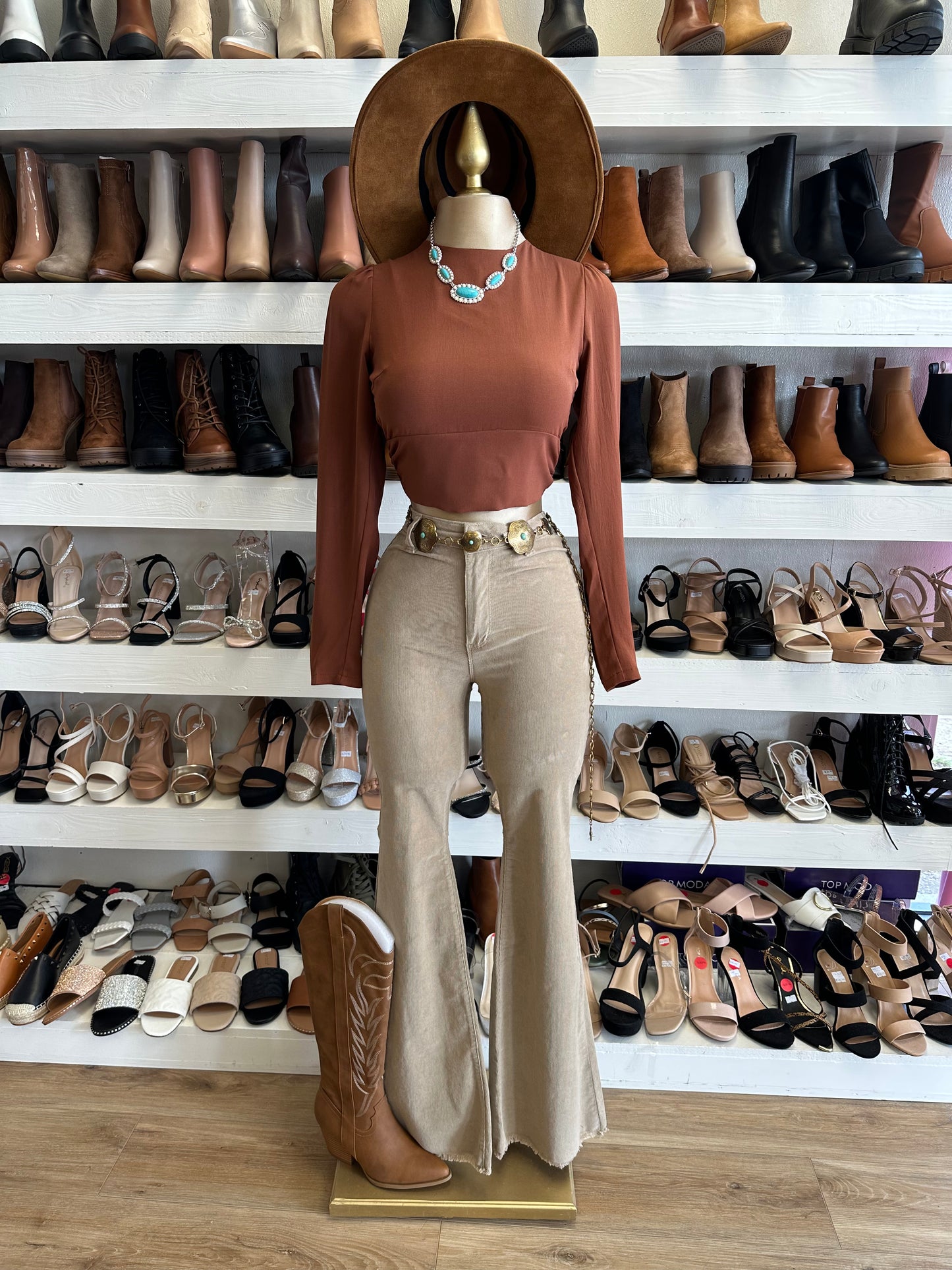 Taupe Beige Pants